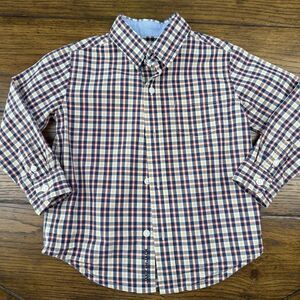 Janie and Jack Plaid Button Down